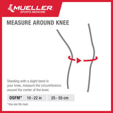 MUELLER Sports Medicine Jumper's Single Strap Knee Brace, For Men and Women, Support for Basketball, Volleyball, and Pain Relief, Blue, OFSM, Black - Like New